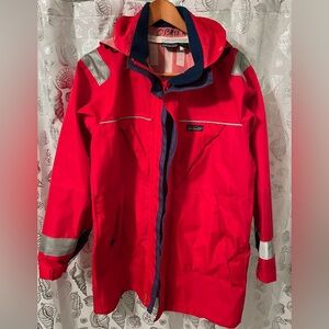 90’s Patagonia Red Heavy Offshore Sailing Raincoat